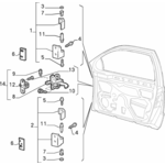 ALFA ROMEO 145/146 FRONT DOOR CHECK