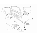 FIAT PUNTO N/S FRONT DOOR LOCK