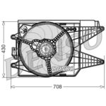 FIAT 500 ABARTH RADIATOR FAN 
