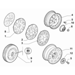 FIAT PUNTO WHEEL TRIM 14``