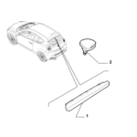 ALFA ROMEO MITO HIGH LEVEL STOP LAMP