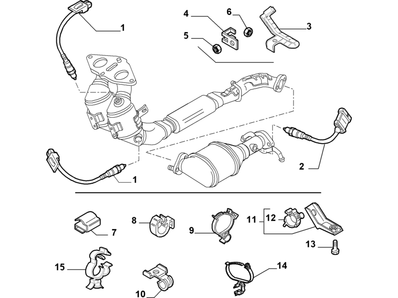 ALFA ROMEO GT CF3 OX SENSOR
