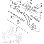 ALFA ROMEO 166 CLUTCH PIN