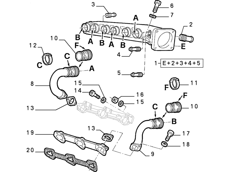 ALFA ROMEO 155 INTAKE MANIFOLD GASKET