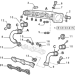 ALFA ROMEO 155 INTAKE MANIFOLD GASKET