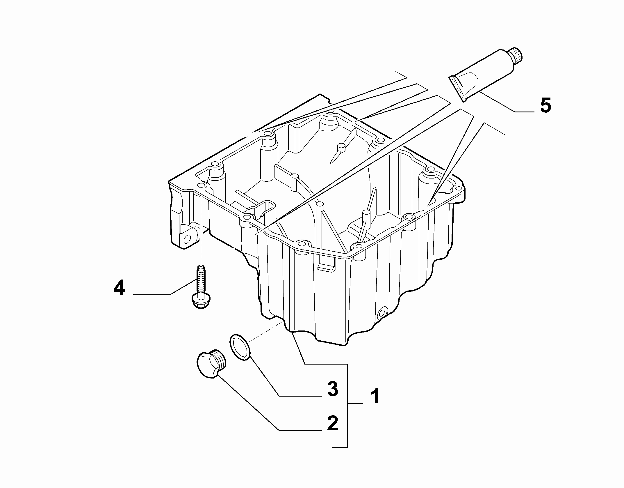55244790 FIAT 500 SUMP