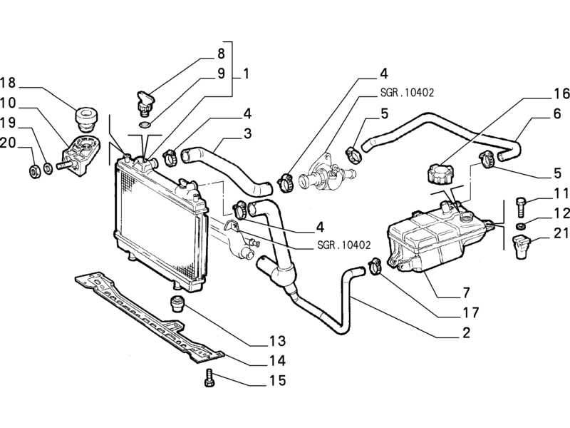 FIAT BRAVO/BRAVA EXP TANK