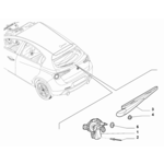 ALFA ROMEO GIULIETTA REAR WIPER SEAL