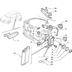 FIAT PUNTO O/S DOOR LOCK