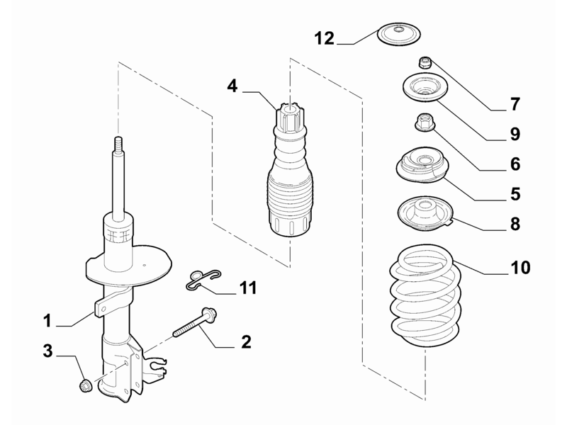 FIAT 500 SUSPENSION  MOUNT