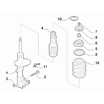 FIAT 500 SUSPENSION  MOUNT
