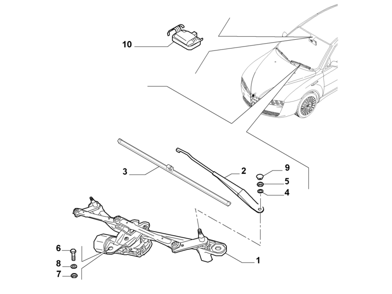 ALFA ROMEO BRERA/SPIDER 939 WIPER BLADE