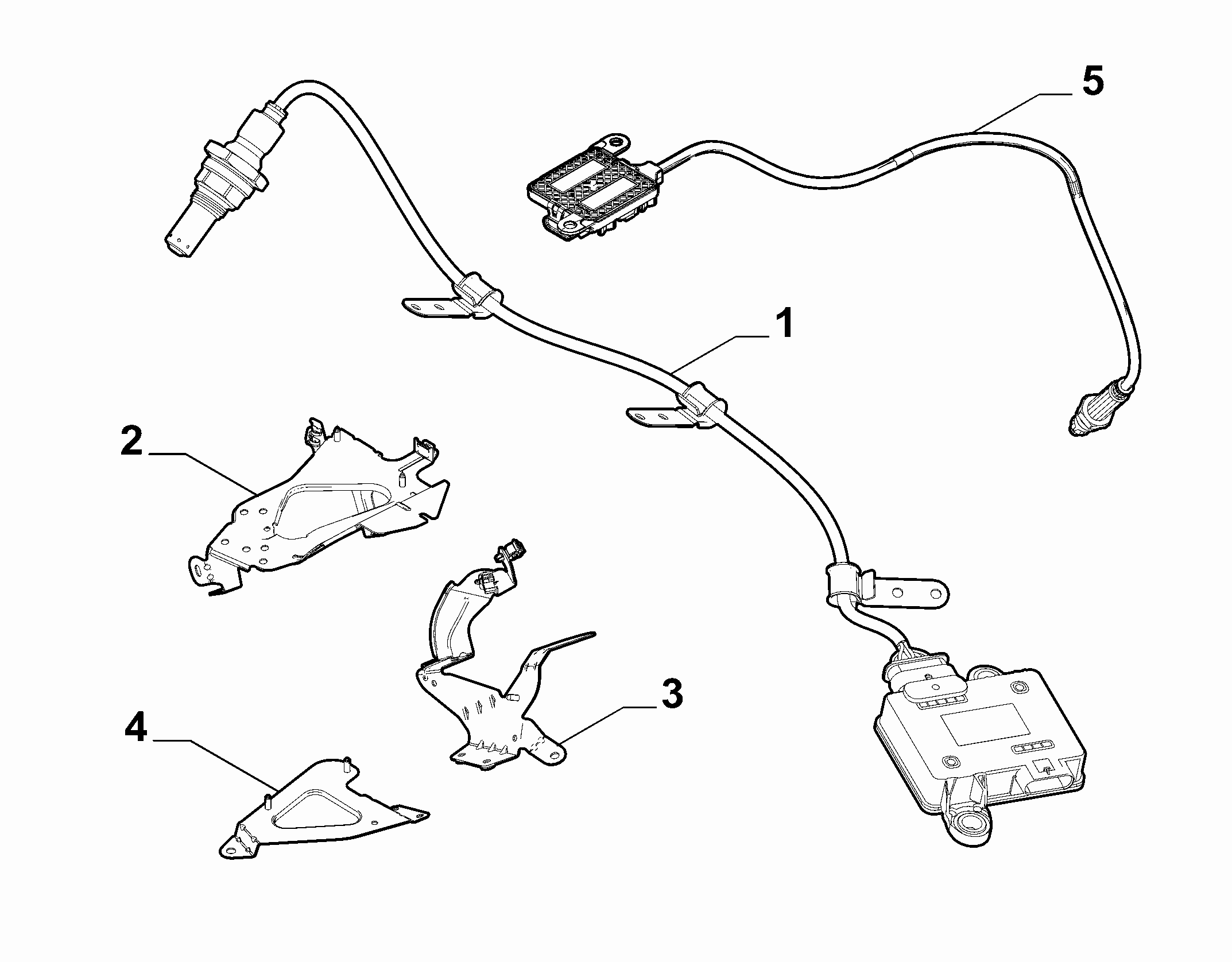 46344809 ALFA ROMEO GIULIA NOX SENSOR DOWNSTREAM