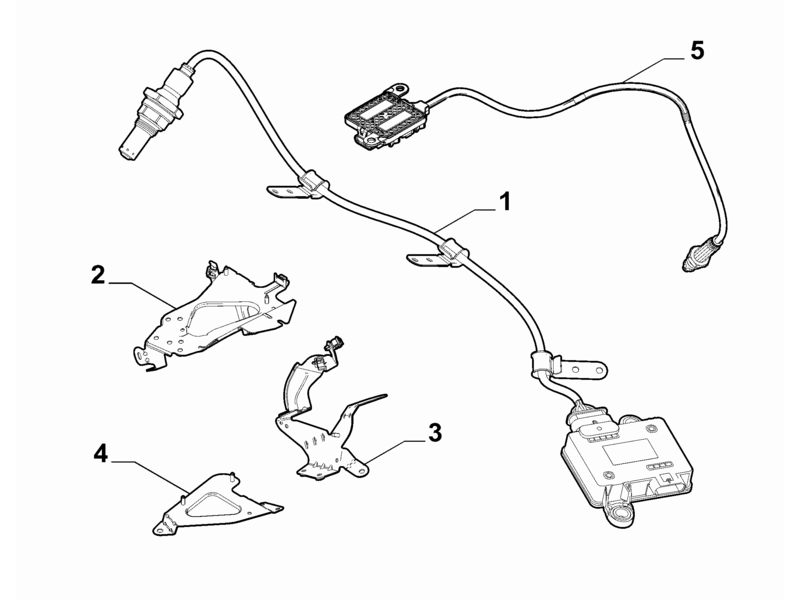 ALFA ROMEO STELVIO NOX SENSOR DOWNSTREAM