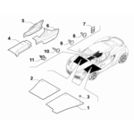 ALFA ROMEO 4C MAT PINS