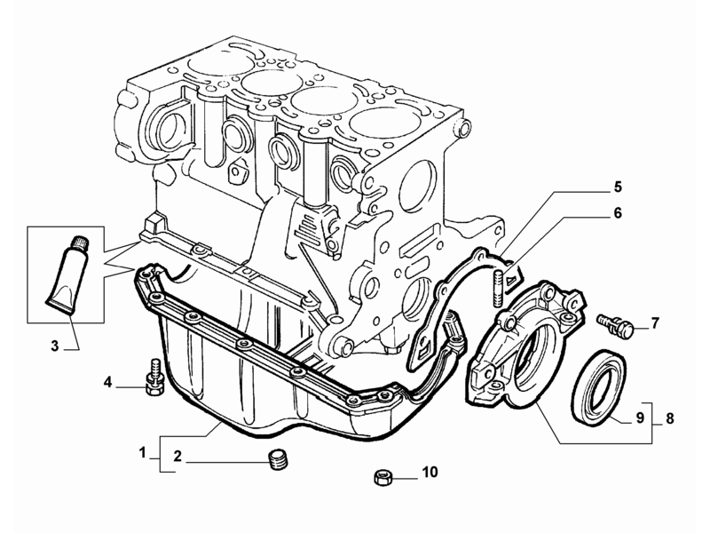 FIAT 500 SUMP PLUG