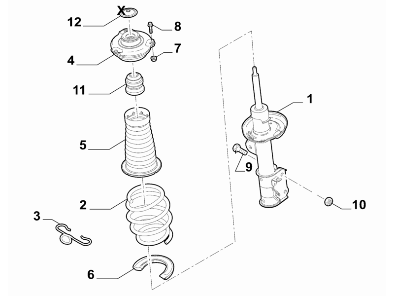 ALFA ROMEO TONALE SUSPENSION NUT