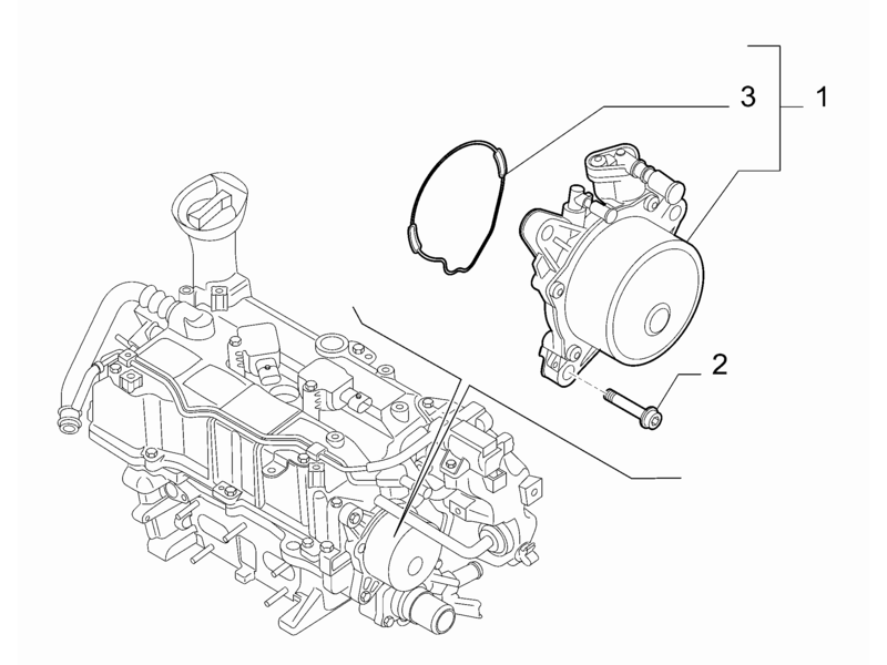 ALFA ROMEO MITO VACUUM PUMP SEAL/GASKET