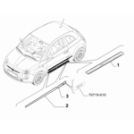 FIAT 500 N/S MOULDING 