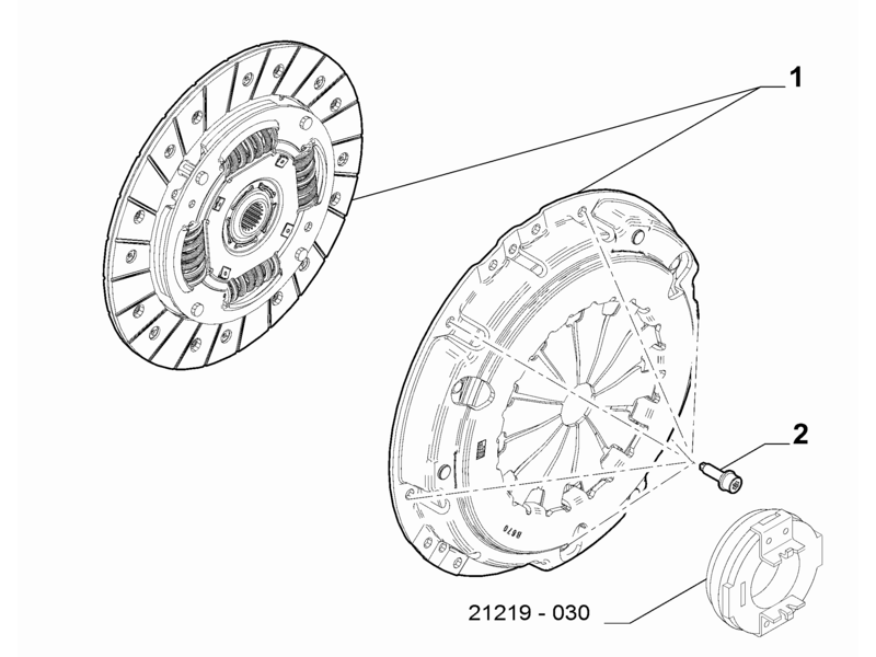 FIAT 500 CLUTCH SCREW
