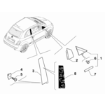 FIAT 500 MOULDING 
