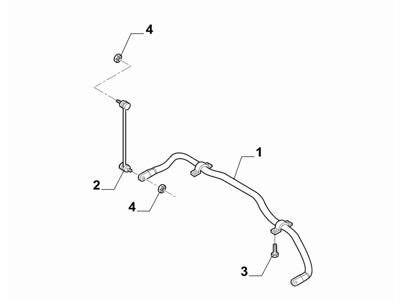 ALFA ROMEO GIULIETTA N/S REAR DROPLINK 