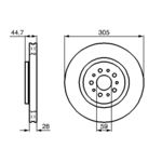 ALFA ROMEO 147GTA BRAKE DISC PAIR FRONT