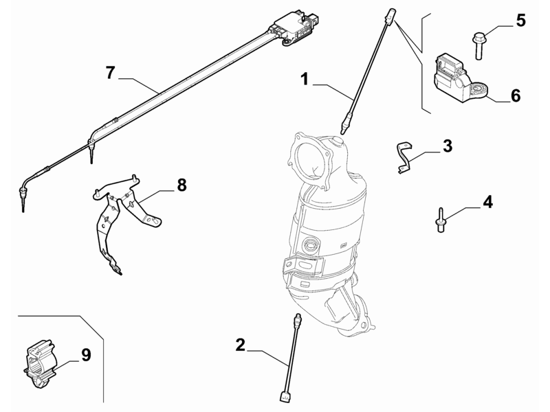 ALFA ROMEO GIULIA LAMBDA SENSOR UPSTREAM