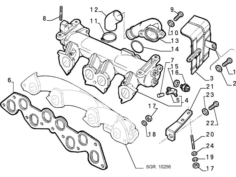 FIAT PUNTO INTAKE MANIFOLD