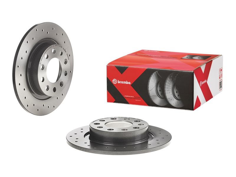 ALFA ROMEO GIULIETTA DRILLED REAR DISC PAIR 
