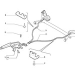FIAT PANDA O/S HAND BRAKE CABLE RICAMBIFLEX