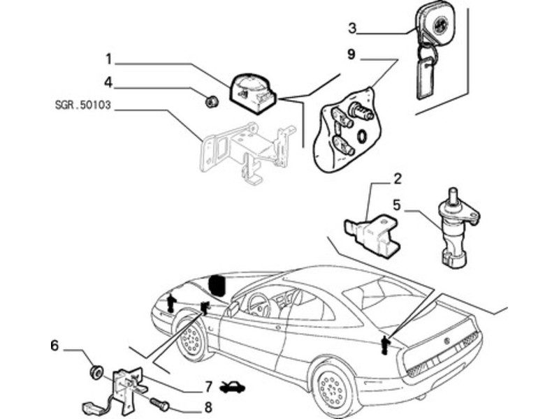 ALFA ROMEO GTV/SPIDER ELECTRIC CONTROL