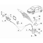 FIAT PUNTO BONNET LOCK