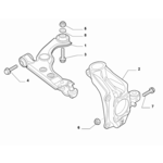 ALFA ROMEO GIULIETTA SUSPENSION  NUT