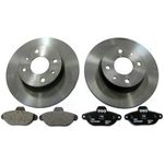 FIAT PANDA FRONT DISCS & PADS SET