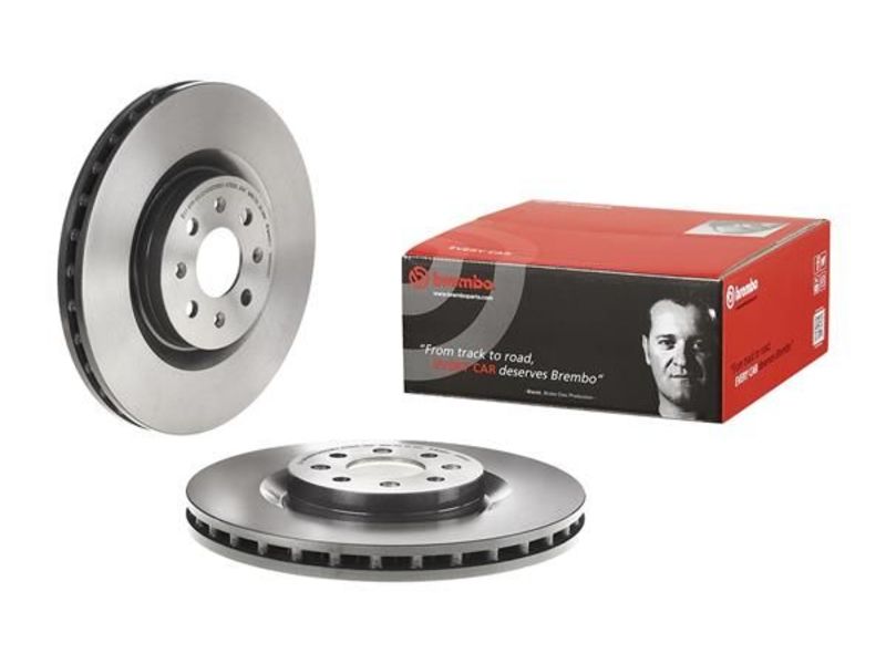 FIAT PUNTO BRAKE DISC PAIR FRONT BREMBO