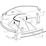 FIAT PUNTO N/S MOULDING