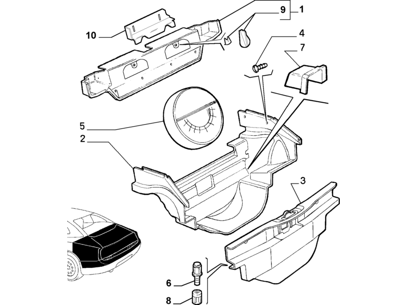 ALFA ROMEO GTV/SPIDER BOOT COVERING