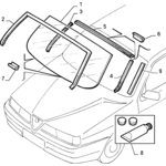 ALFA ROMEO 155 WINDSCREEN
