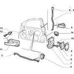 ALFA ROMEO 156 N/S LOCK