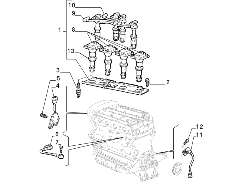 ALFA ROMEO 166 PLUG LEAD