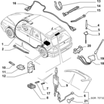 ALFA ROMEO 156 ELECTRIC CABLE CAR RADIO