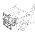FIAT PANDA METAL CROSS MEMBER FRONT