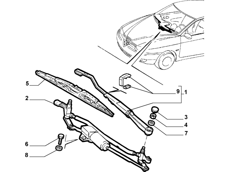 ALFA ROMEO 156 W/BLADE KIT