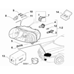 ALFA ROMEO 147 O/S HEADLAMP
