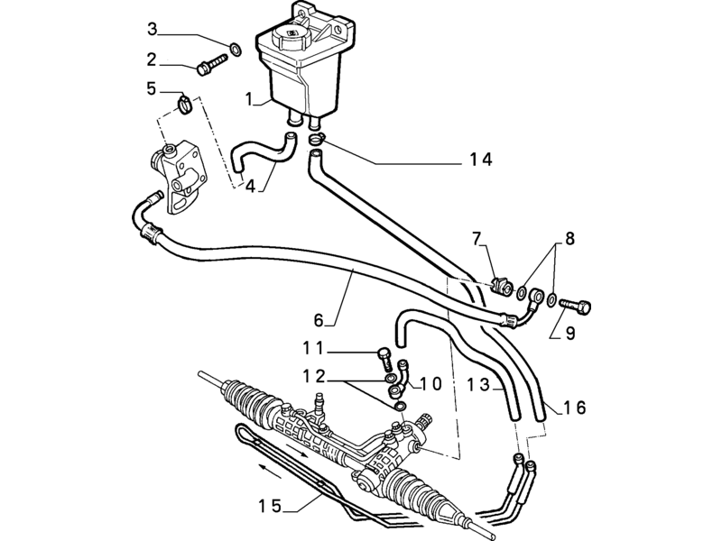 ALFA ROMEO GTV/SPIDER PAS PIPE