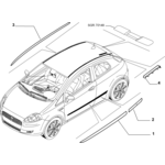 FIAT PUNTO O/S MOULDING