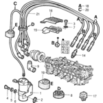 ALFA ROMEO 164 CABLE HARNESS IGNITION CABLE