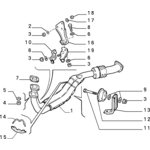 ALFA ROMEO 155 FRONT EXHAUST PIPE 