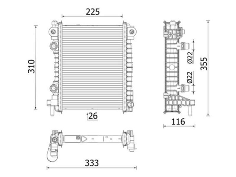 ALFA ROMEO STELVIO CHARGE COOLER